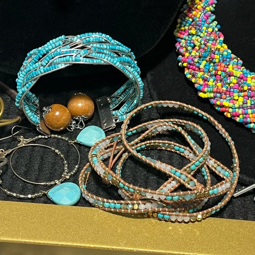 Turquoise and Silver Jewelry Lot - Picture 13 of 13